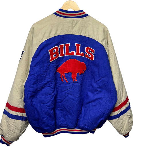 Vintage Buffalo Bills Champion Varsity Bomber Jacket Large