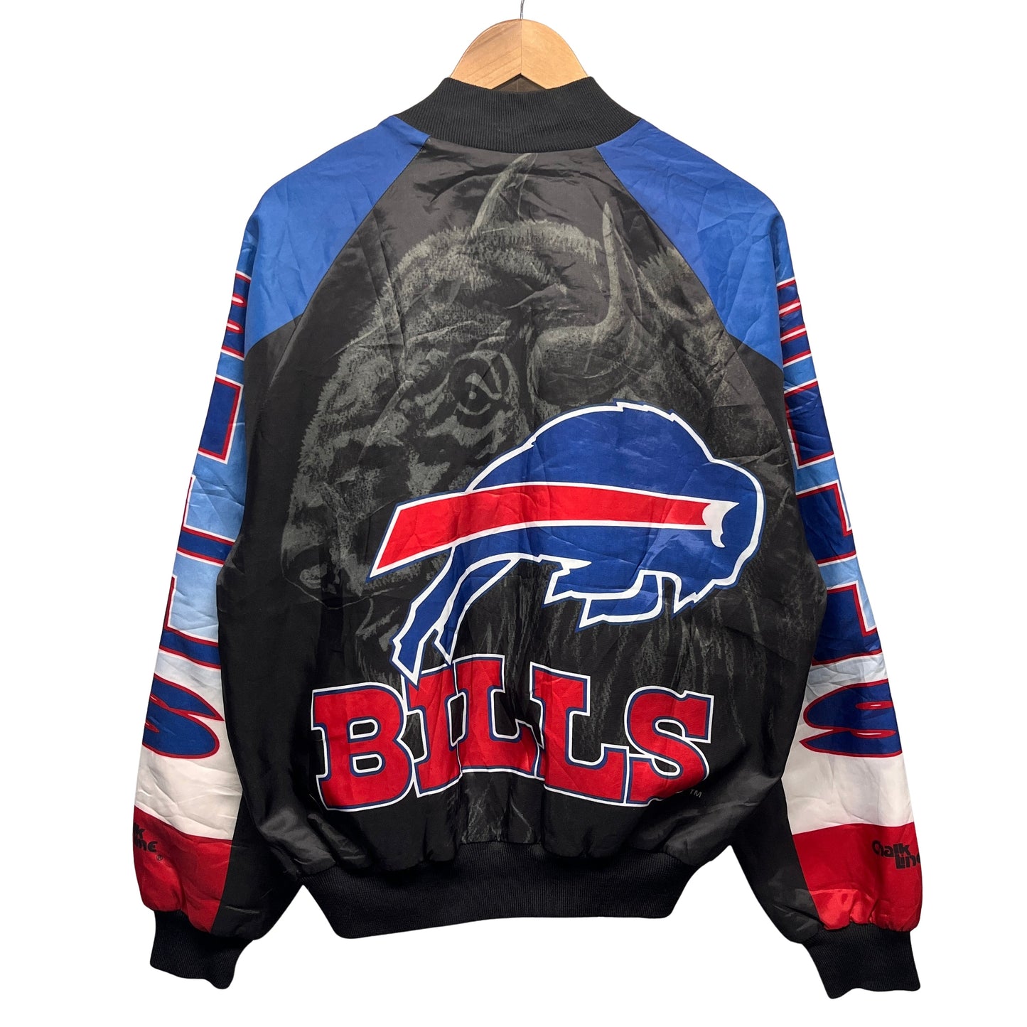 Vintage Buffalo Bills Chalk Line Fanamtion Jacket Large