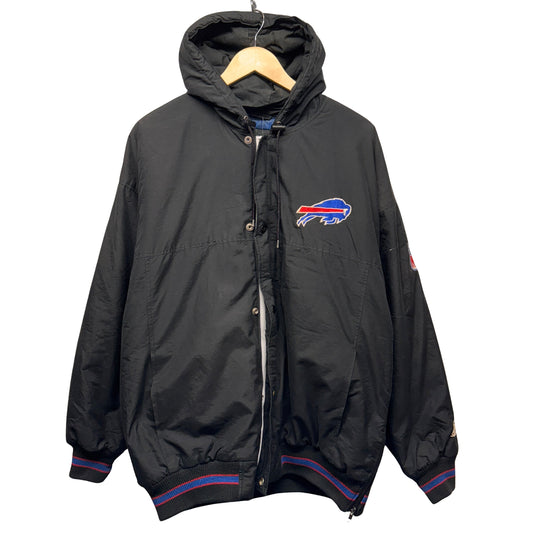 Vintage Buffalo Bills Zip Up Puffer Jacket Large