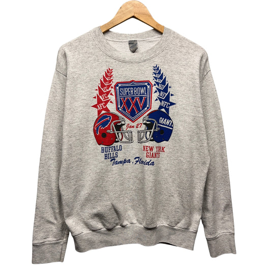 Vintage Buffalo Bills Super Bowl XXV Crewneck Sweatshirt Large