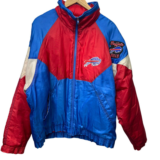 Vintage Buffalo Bills Puffer Jacket Large