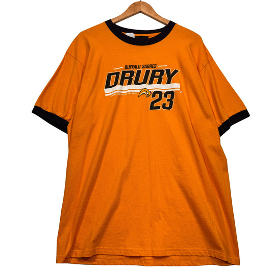 Vintage Buffalo Sabres Drury #23 Ringer Shirt XL