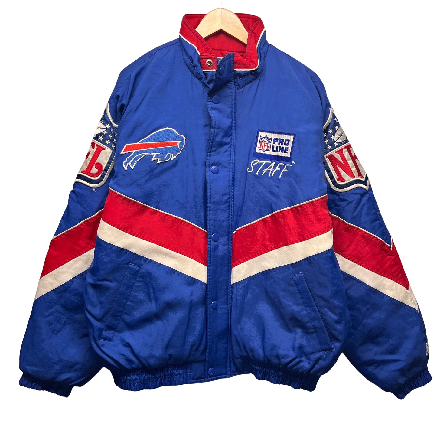 Vintage Buffalo Bills Starter Staff Puffer Jacket Large