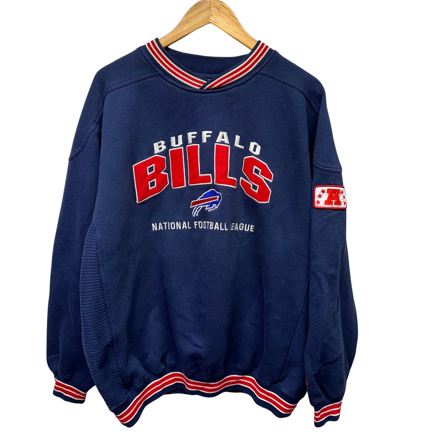 Vintage Buffalo Bills Embroidered Crewneck Sweatshirt XL