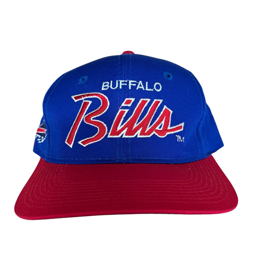 Vintage Buffalo Bills Sports Specialties Twill Script SnapBack Hat