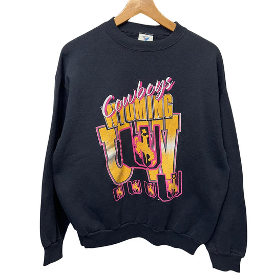 Vintage Wyoming Cowboys Crewneck Sweater Sweatshirt Medium