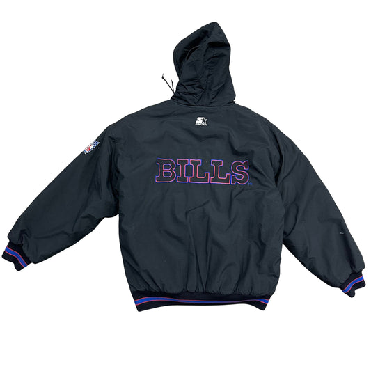 Vintage Buffalo Bills Starter Puffer Jacket Large