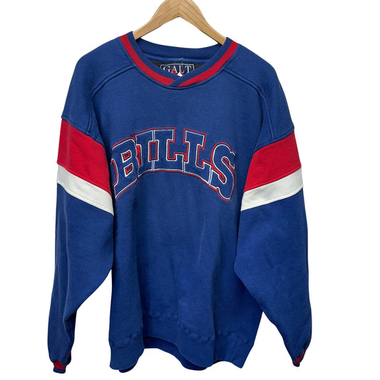 Vintage Buffalo Bills Embroidered Crewneck Sweatshirt XL