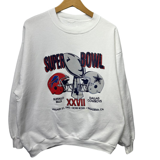 Vintage Buffalo Bills 1993 Super Bowl Crewneck Sweatshirt Large