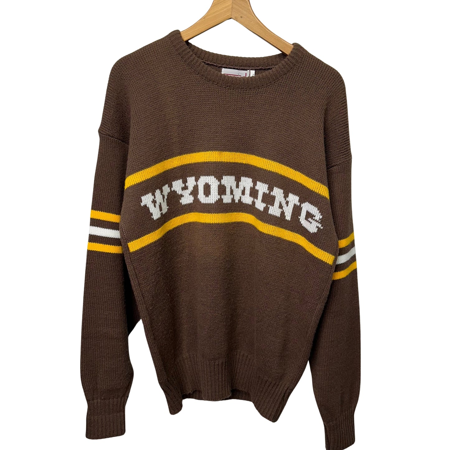 Vintage Wyoming Cowboys Cliff Engle Sweater Large