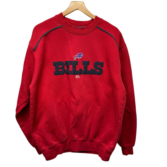 Vintage Buffalo Bills Embroidered Crewneck Sweatshirt Large