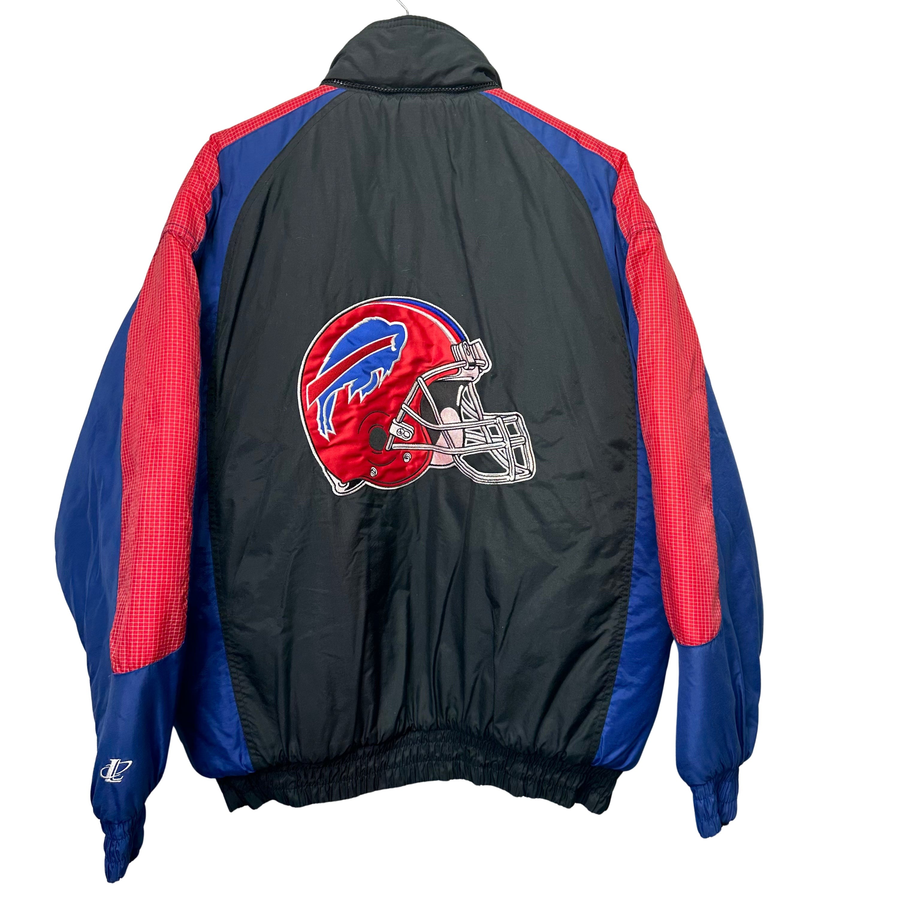 Vintage Buffalo Bills Colorblock Puffer Jacket XL
