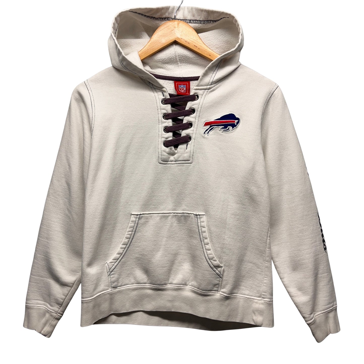 Vintage Buffalo Bills Crop Hoodie Sweatshirt Women’s Small-Medium