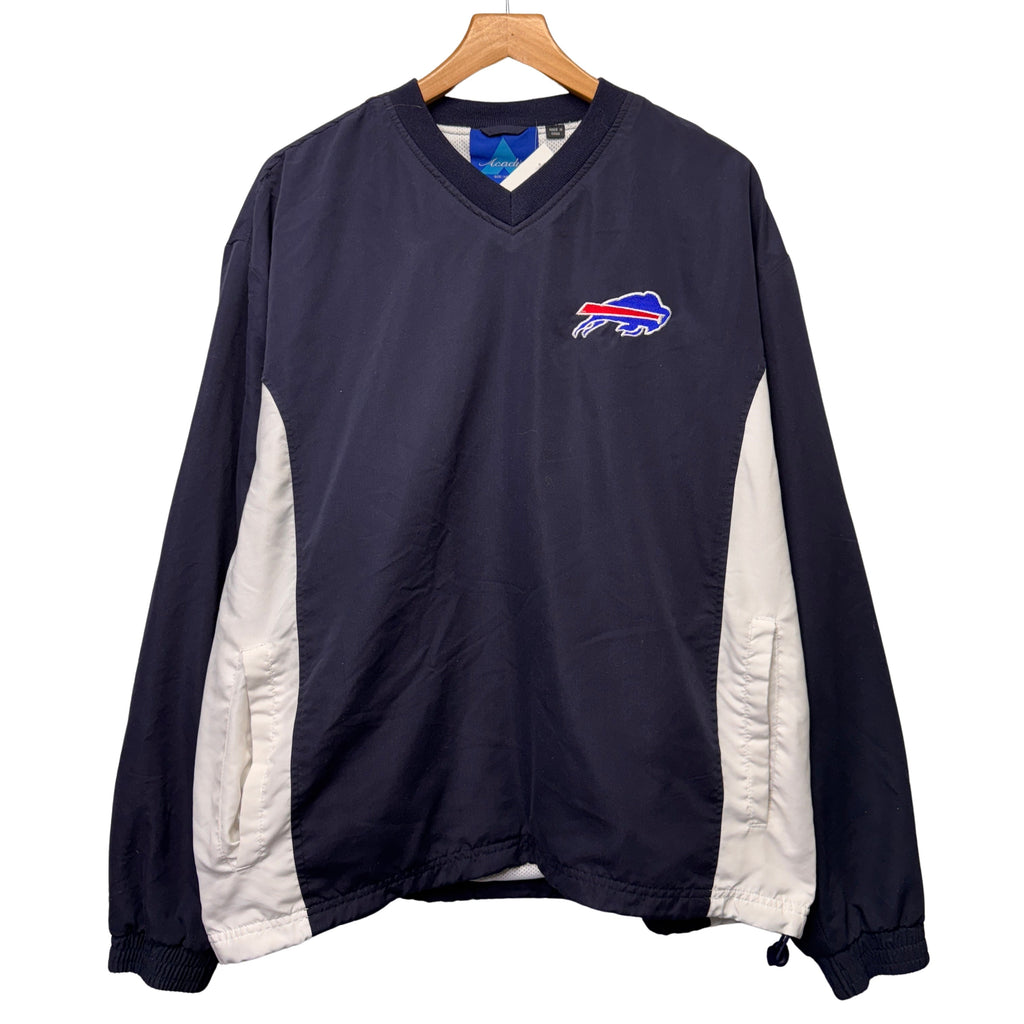 Vintage Buffalo Bills Pullover Windbreaker Jacket Medium