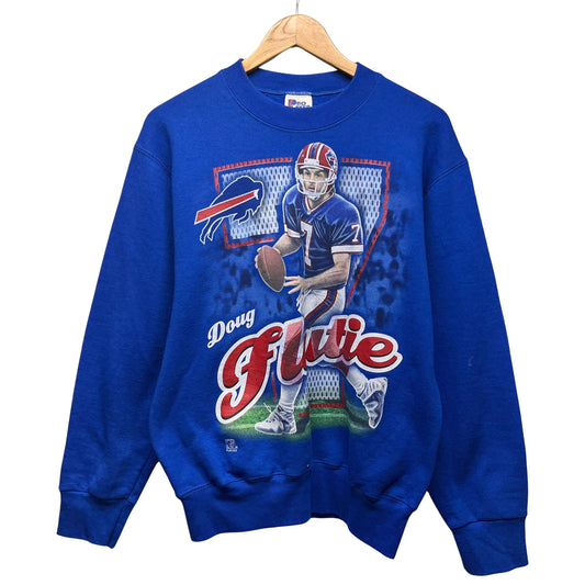 Vintage Buffalo Bills Doug Flutie Crewneck Sweatshirt Medium