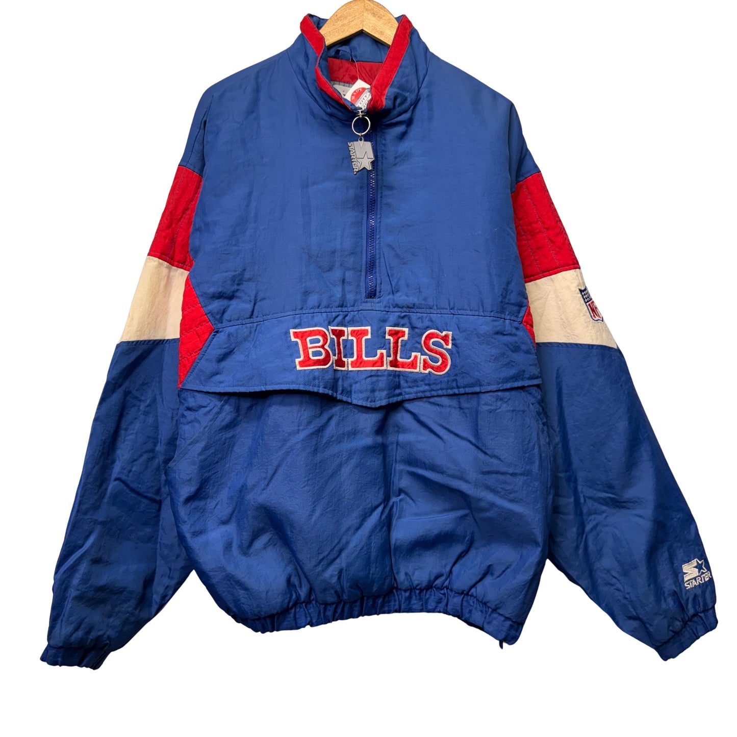 Vintage Buffalo Bills Starter Pullover Puffer Jacket XL