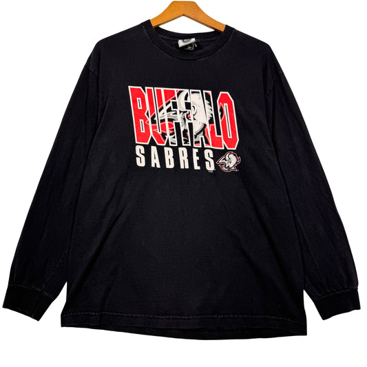 Vintage Buffalo Sabres Long Sleeve Shirt Medium