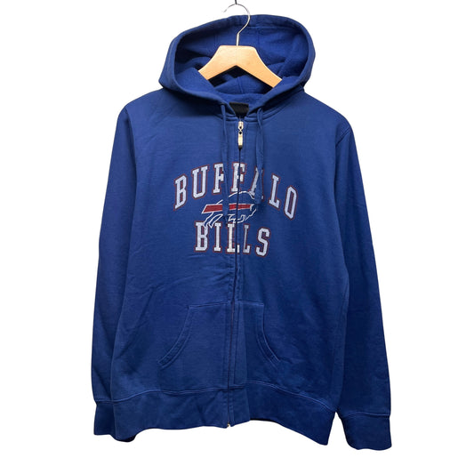 Vintage Buffalo Bills Zip Up Hoodie Sweatshirt Medium