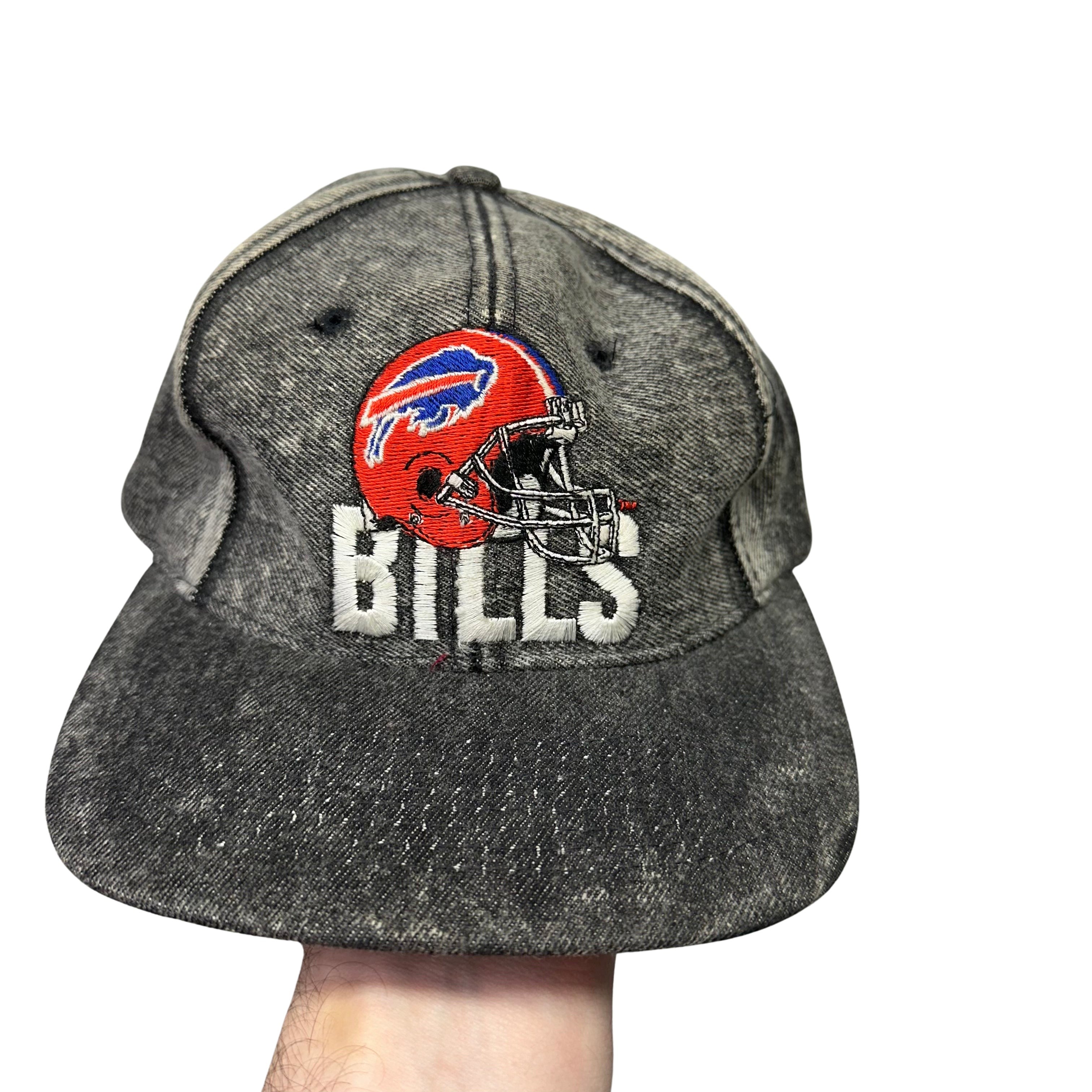 Vintage Buffalo 2024 Bills Snapback Hat Stuffed Plush Hat Buffalo Head