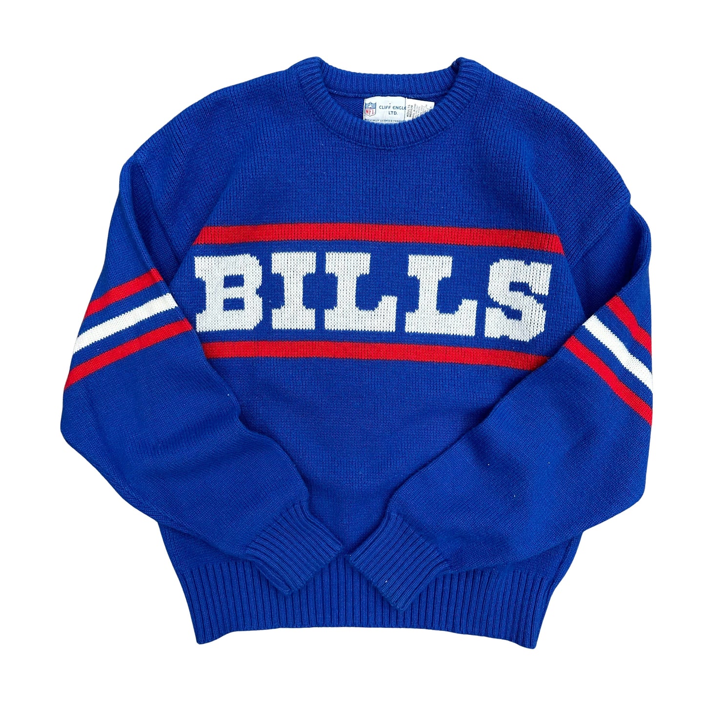 Vintage Buffalo Bills Cliff Engle Sweater Sweatshirt Medium-Large