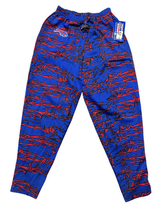 Vintage DEADSTOCK Buffalo Bills ZUBAZ Sweatpants Small