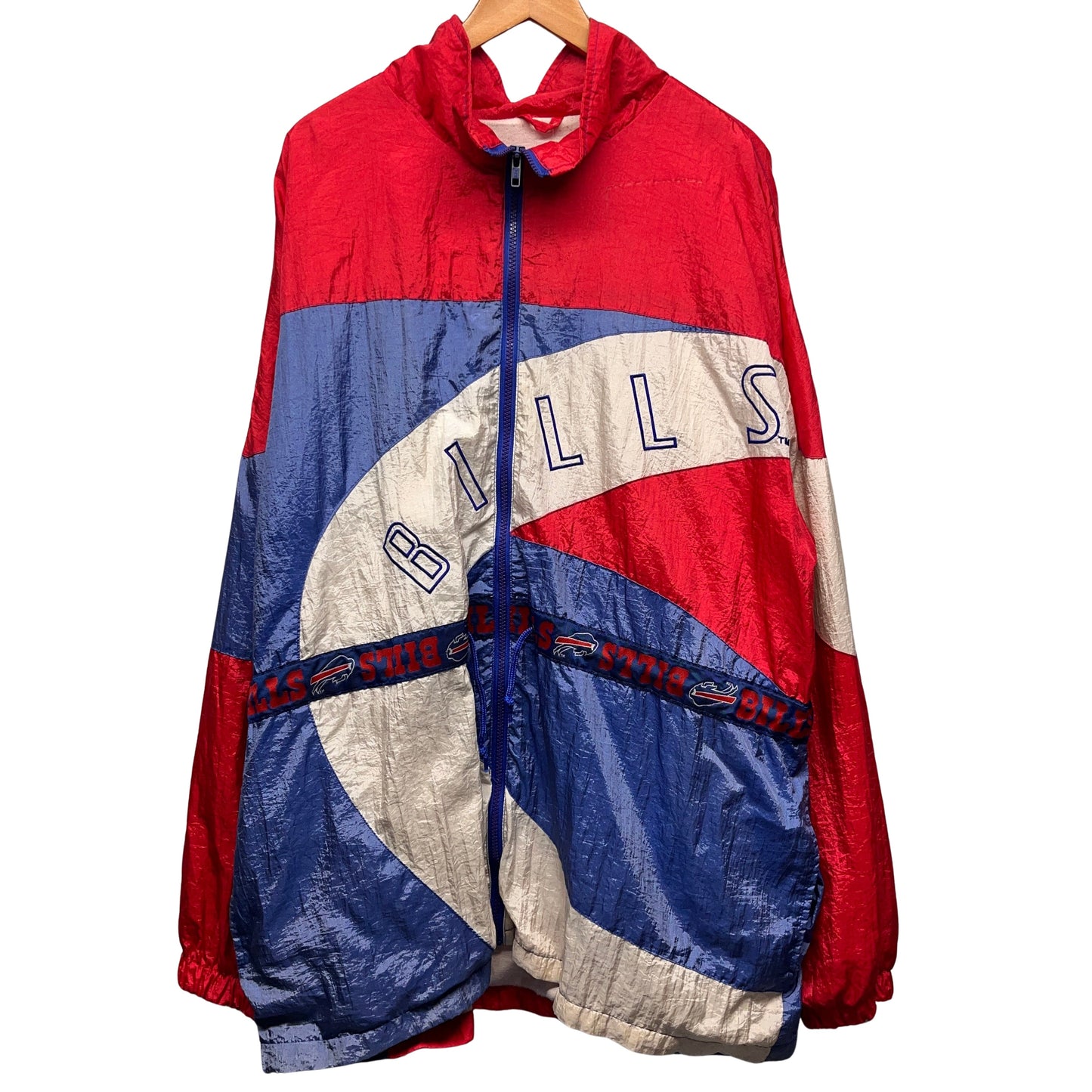 Vintage Buffalo Bills Parka Windbreaker Jacket XL