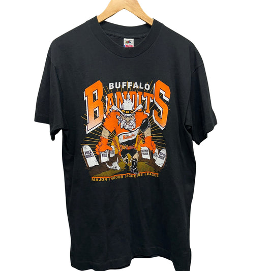 Vintage Buffalo Bandits Caricature Cartoon Shirt Large