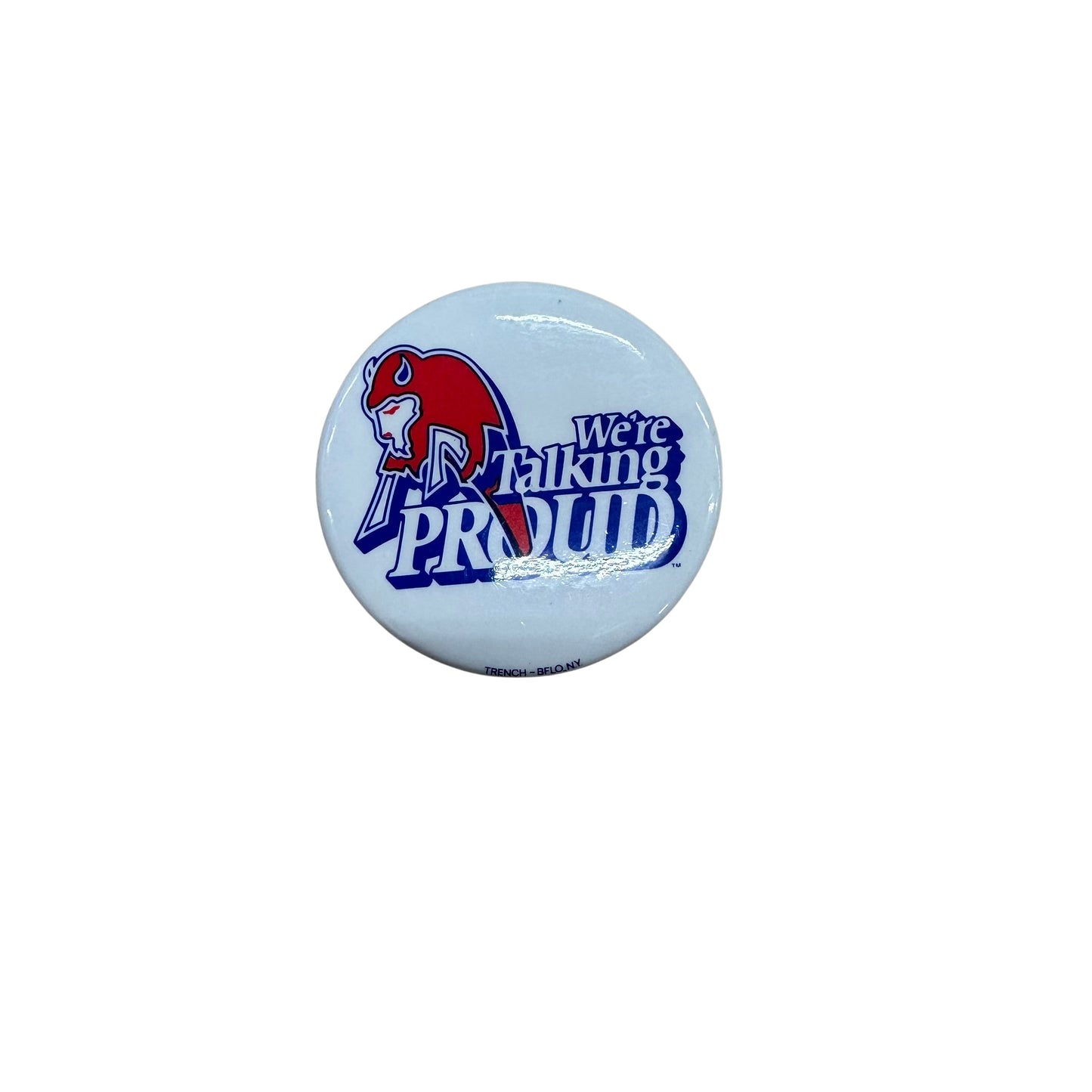 Vintage Buffalo Bills We’re Talking Proud Small Pin