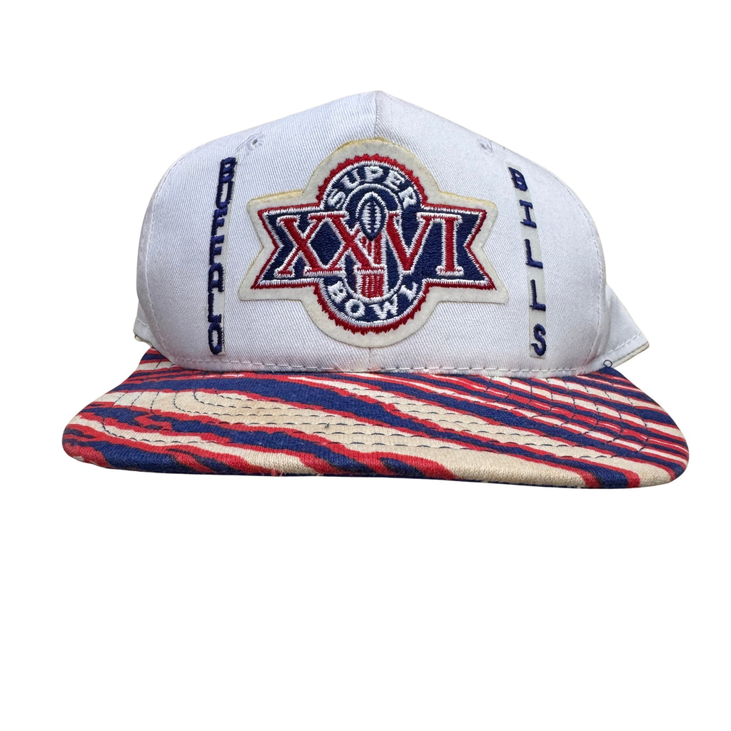 Vintage Buffalo Bills Super Bowl XXVI Zubaz Snapback Hat