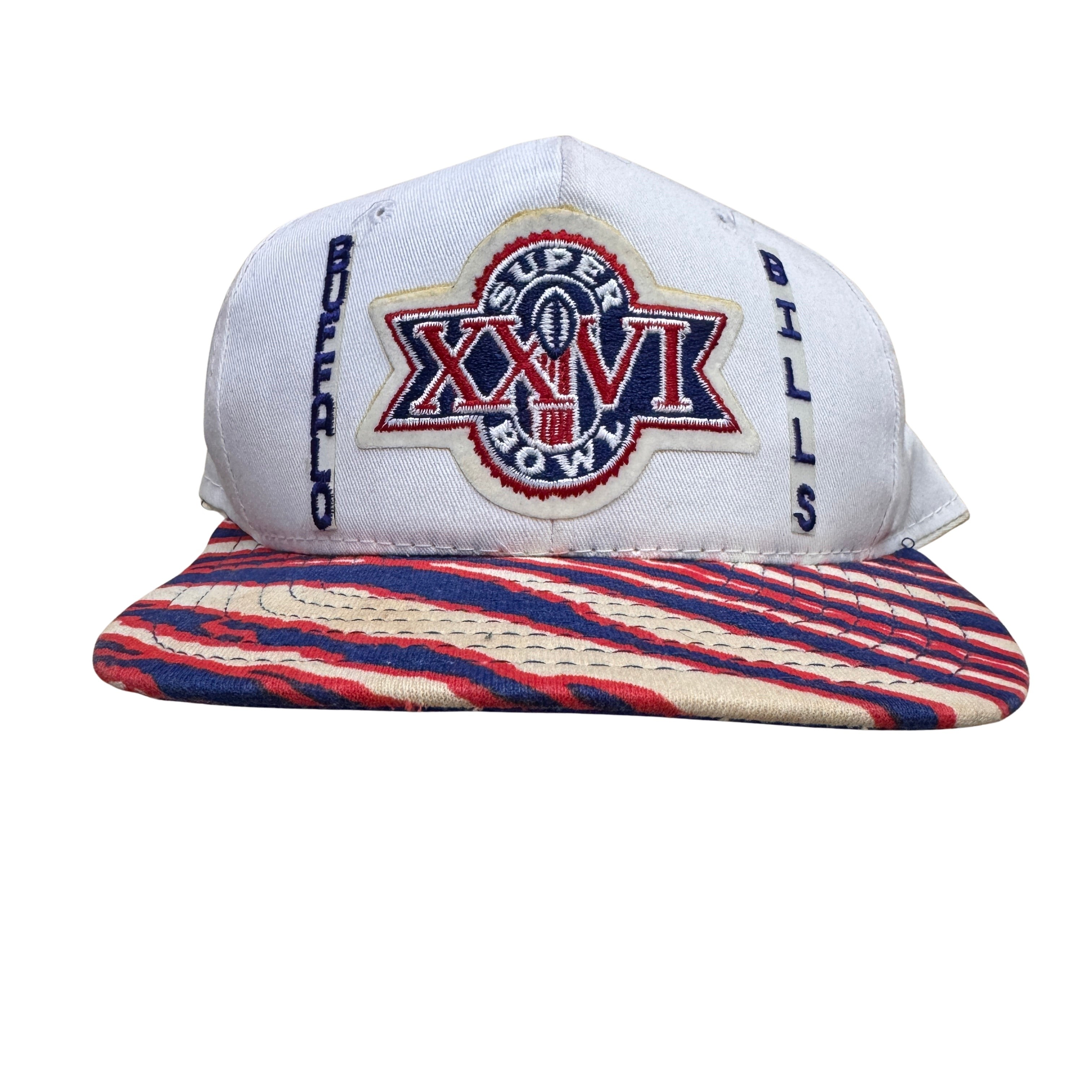 Vintage Buffalo Bills Super Bowl XXVI Zubaz Snapback Hat
