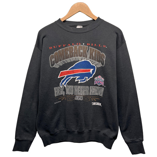 Vintage Buffalo Bills Comeback Kids Crewneck Sweatshirt Large