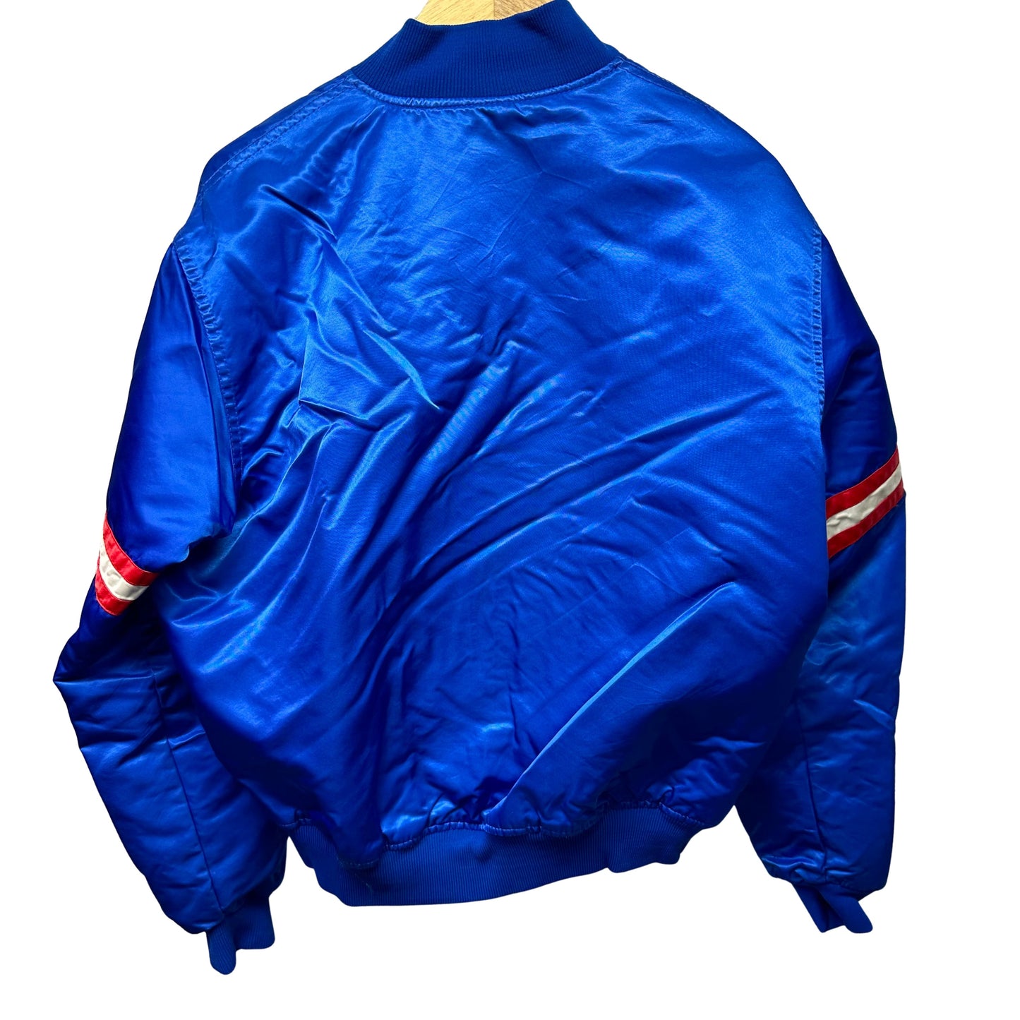 Vintage Buffalo Bills Starter Satin Bomber Jacket Large