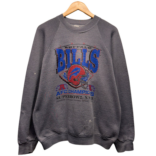 Vintage Buffalo Bills Overdyed 1993 Super Bowl Crewneck Sweatshirt XL