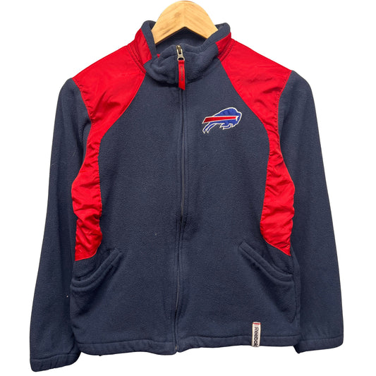 Vintage Buffalo Bills Zip Up Fleece Sweatshirt Women's Small-Medium