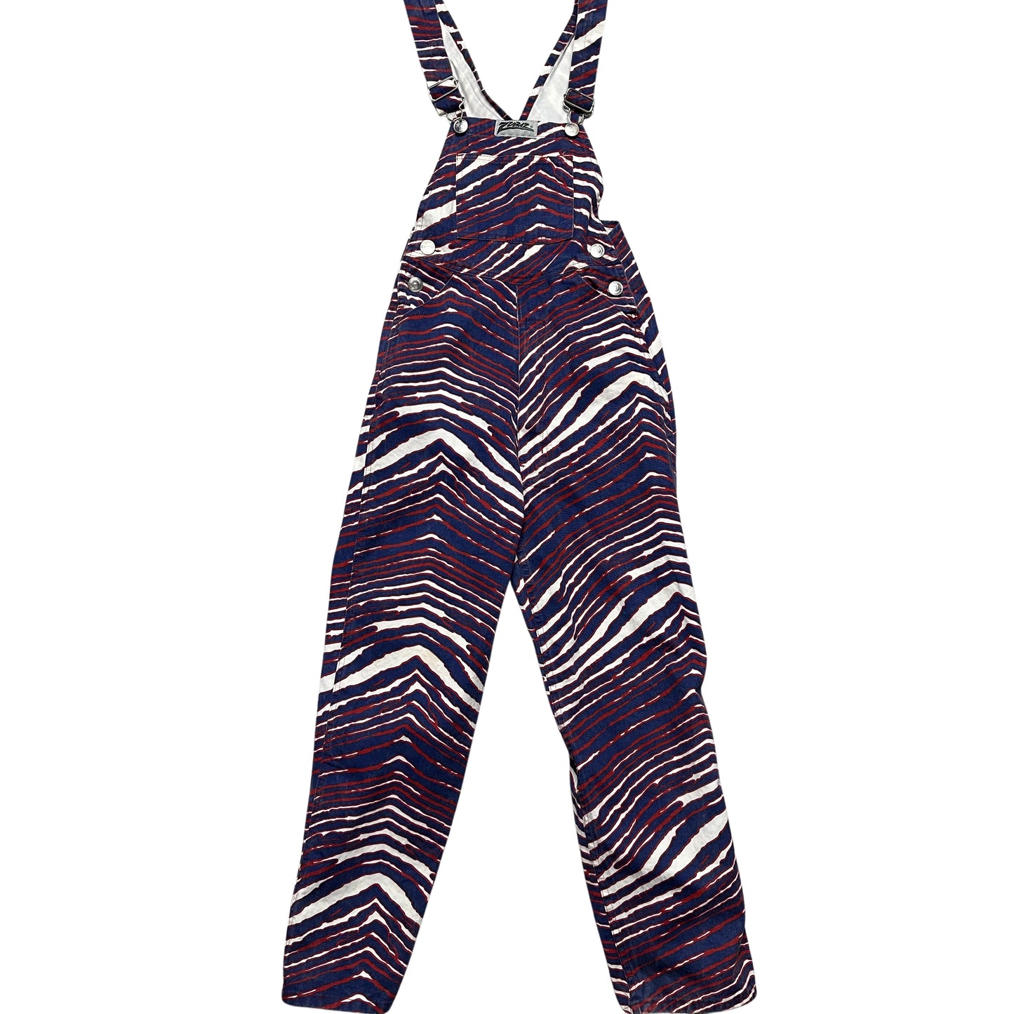 Vintage Buffalo Bills Zubaz Denim Overalls Women’s XS-Small