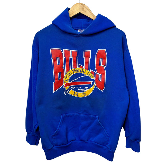 Vintage Buffalo Bills Hoodie Sweatshirt Large